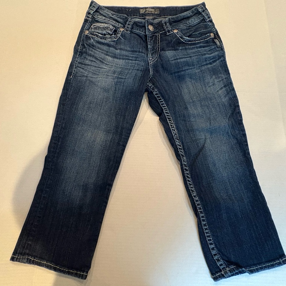 Silver Jeans Dark Wash Cropped Women's Size 29